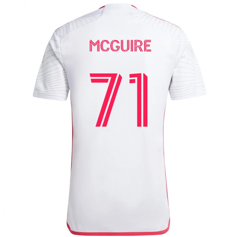 Danxen Mulher Camisola Nolan Mcguire #71 Branco Magenta Alternativa 2025/26 Camisa Brasil