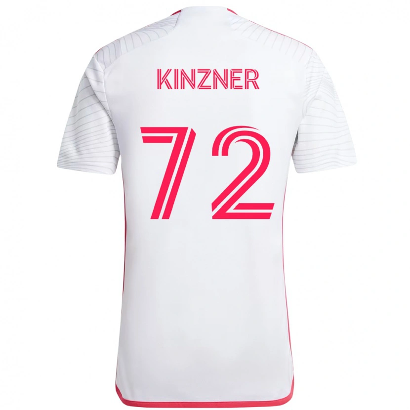 Danxen Mulher Camisola Eric Kinzner #72 Branco Magenta Alternativa 2025/26 Camisa Brasil