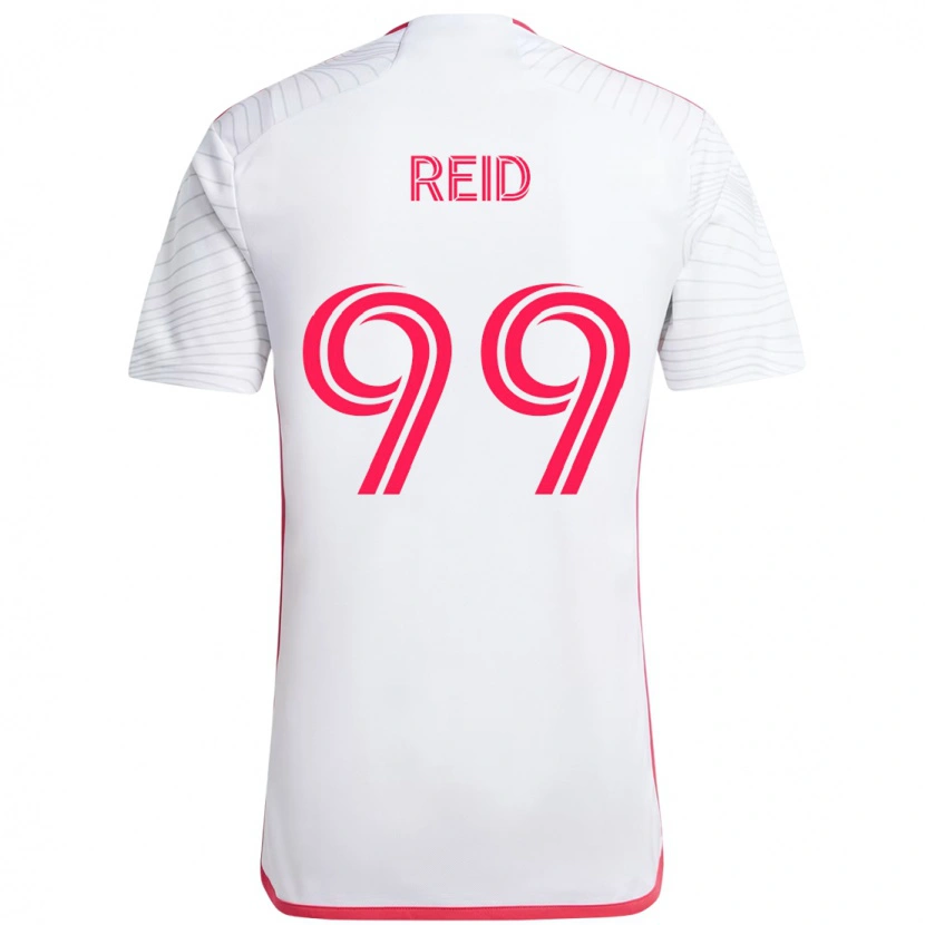 Danxen Mulher Camisola Jayden Reid #99 Branco Magenta Alternativa 2025/26 Camisa Brasil