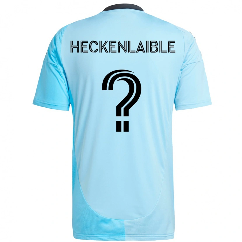 Danxen Mulher Camisola Andrew Heckenlaible #0 Azul Celeste Alternativa 2025/26 Camisa Brasil