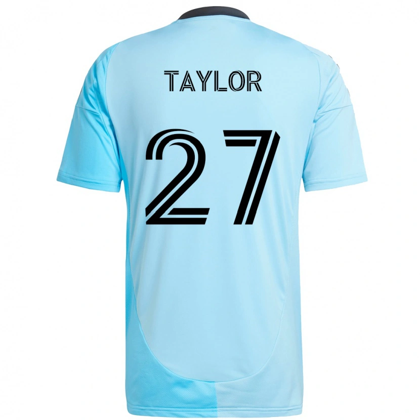 Danxen Mulher Camisola D.j. Taylor #27 Azul Celeste Alternativa 2025/26 Camisa Brasil