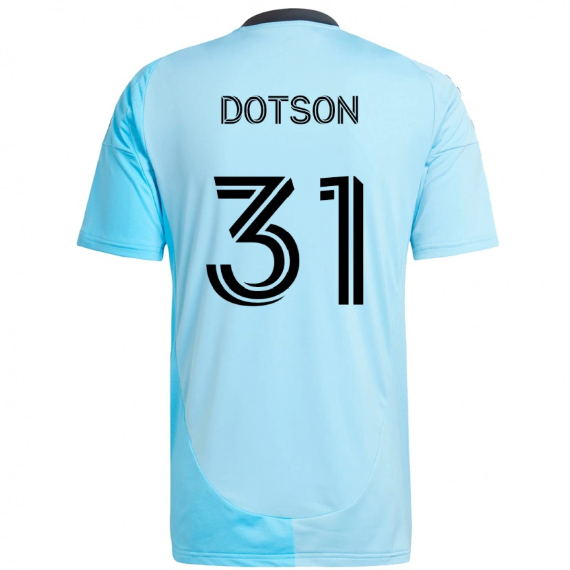 Danxen Mulher Camisola Hassani Dotson #31 Azul Celeste Alternativa 2025/26 Camisa Brasil