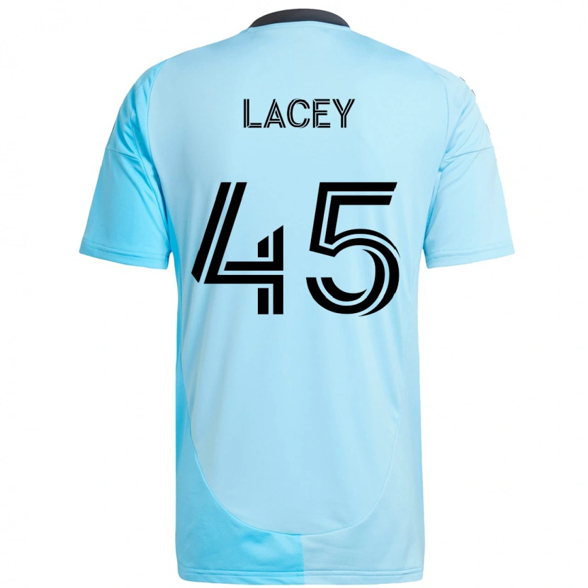 Danxen Mulher Camisola Kameron Lacey #45 Azul Celeste Alternativa 2025/26 Camisa Brasil