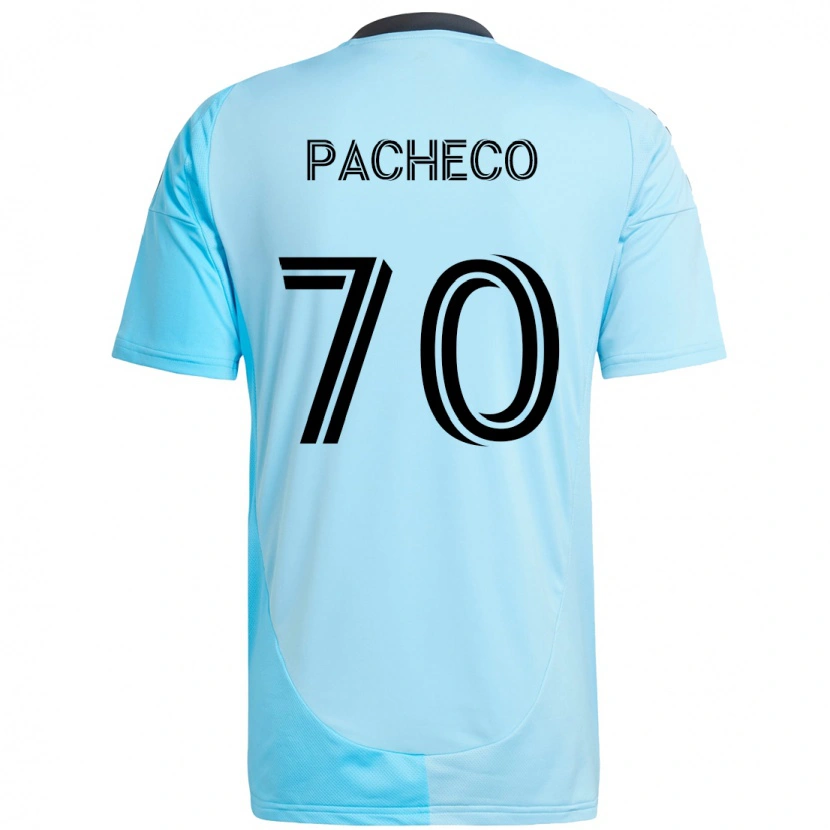 Danxen Mulher Camisola Diogo Pacheco #70 Azul Celeste Alternativa 2025/26 Camisa Brasil