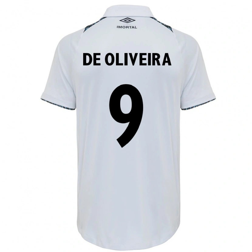 Danxen Mulher Camisola Veridiana Mostaco De Oliveira #9 Branco Azul Alternativa 2025/26 Camisa Brasil
