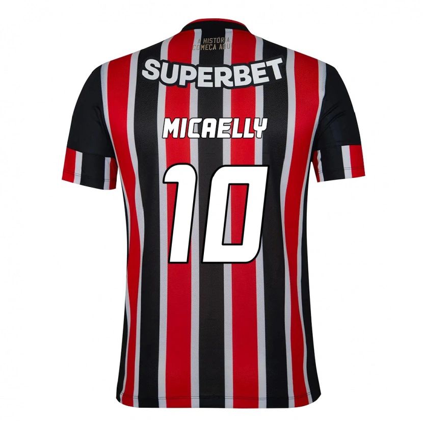 Danxen Mulher Camisola Micaelly #10 Preto Vermelho Alternativa 2025/26 Camisa Brasil