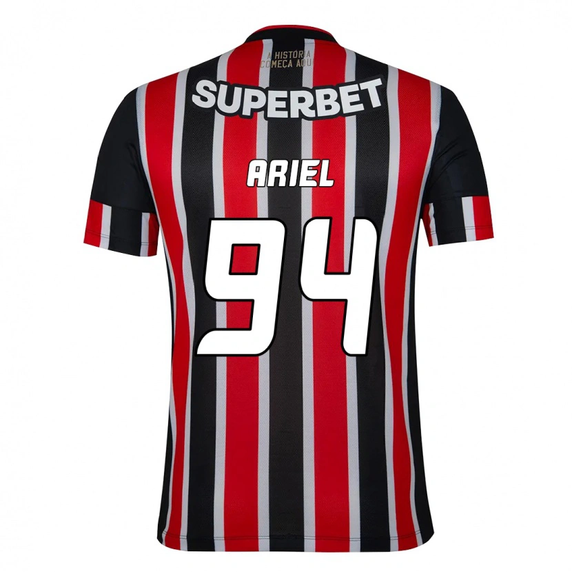 Danxen Mulher Camisola Ariel #94 Preto Vermelho Alternativa 2025/26 Camisa Brasil