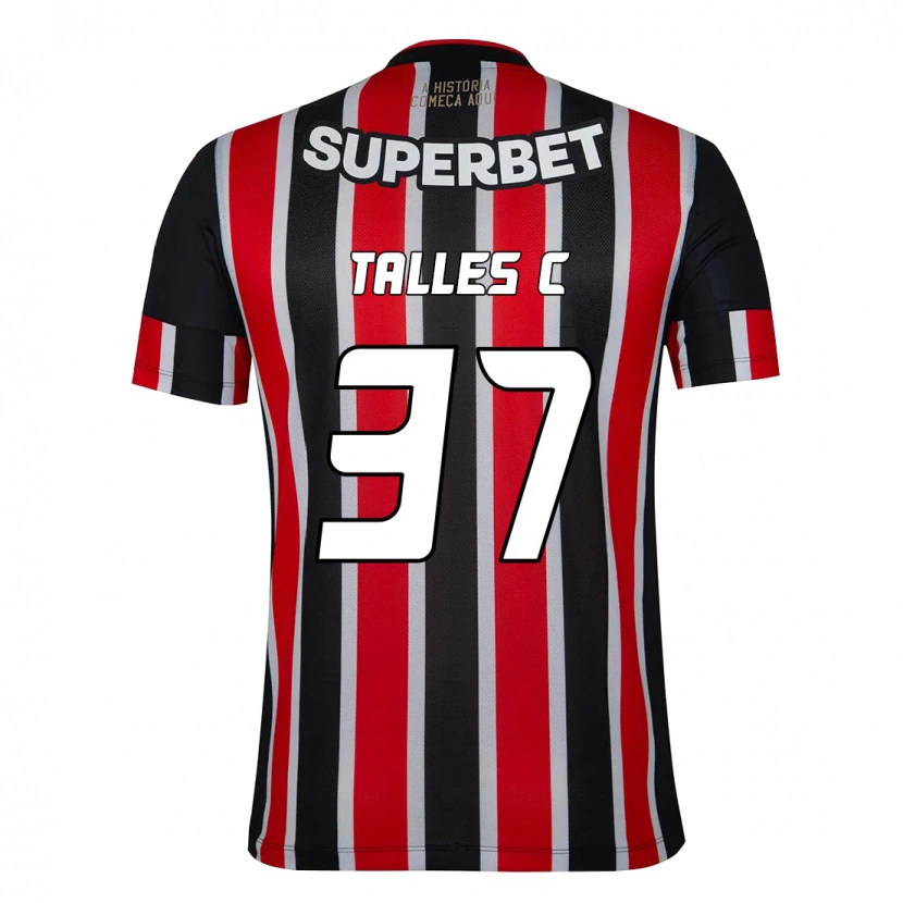 Danxen Mulher Camisola Talles #37 Preto Vermelho Alternativa 2025/26 Camisa Brasil