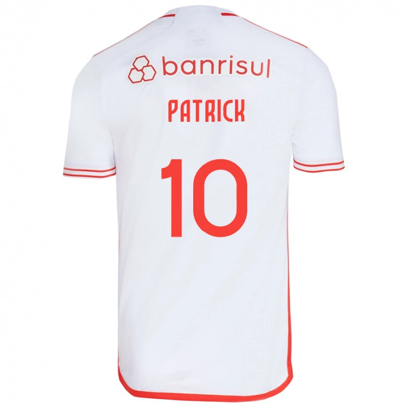 Danxen Mulher Camisola Alan Patrick #10 Branco Vermelho Alternativa 2025/26 Camisa Brasil