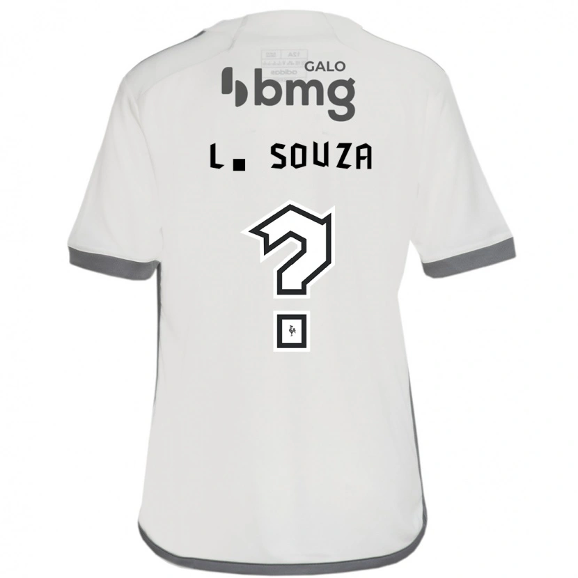 Danxen Mulher Camisola Lucas Souza #0 Branco Sujo Alternativa 2025/26 Camisa Brasil