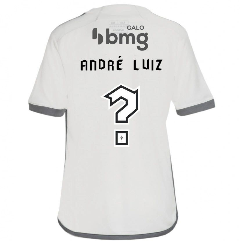 Danxen Mulher Camisola André Luiz #0 Branco Sujo Alternativa 2025/26 Camisa Brasil