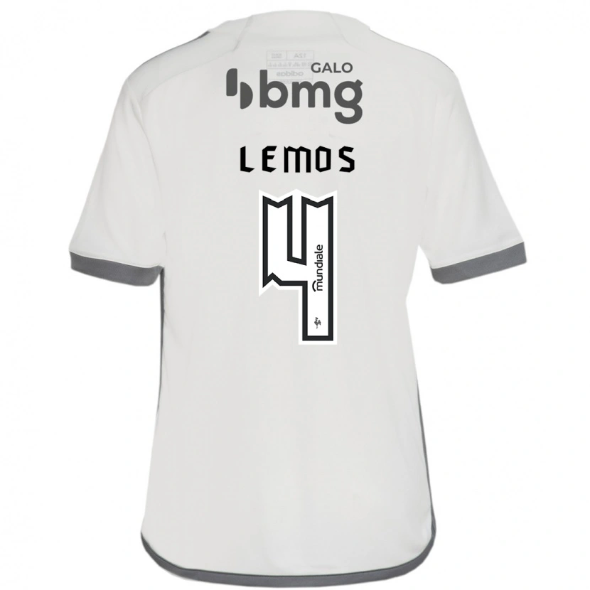 Danxen Mulher Camisola Mauricio Lemos #4 Branco Sujo Alternativa 2025/26 Camisa Brasil
