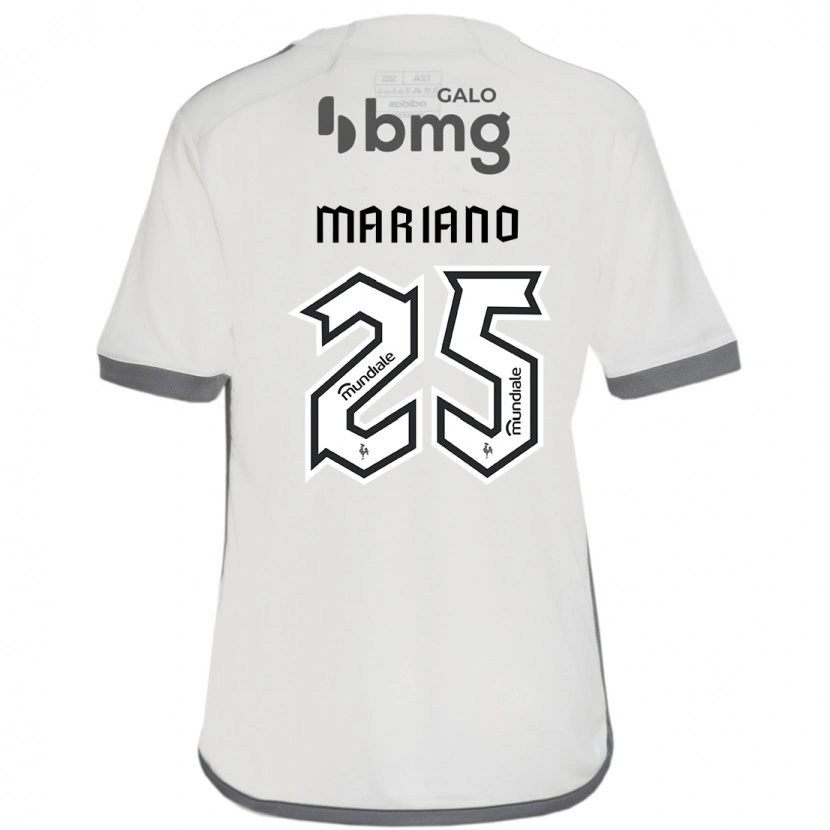 Danxen Mulher Camisola Mariano #25 Branco Sujo Alternativa 2025/26 Camisa Brasil