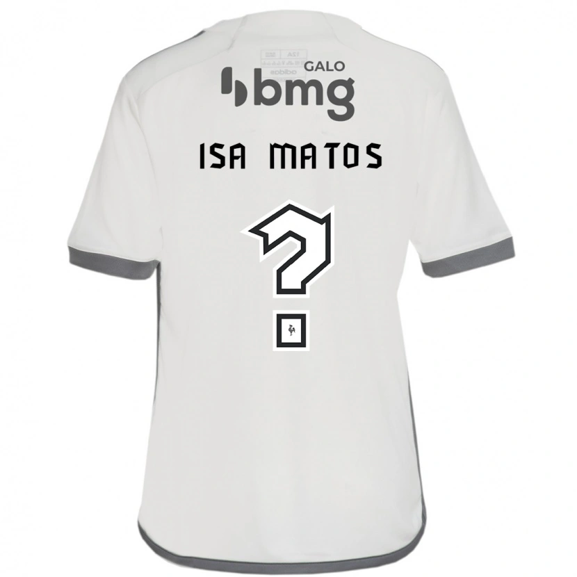 Danxen Mulher Camisola Isa Matos #0 Branco Sujo Alternativa 2025/26 Camisa Brasil