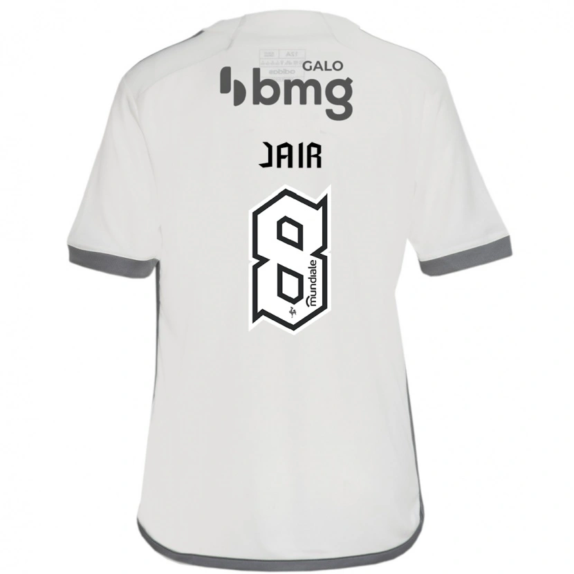 Danxen Mulher Camisola Jair #8 Branco Sujo Alternativa 2025/26 Camisa Brasil