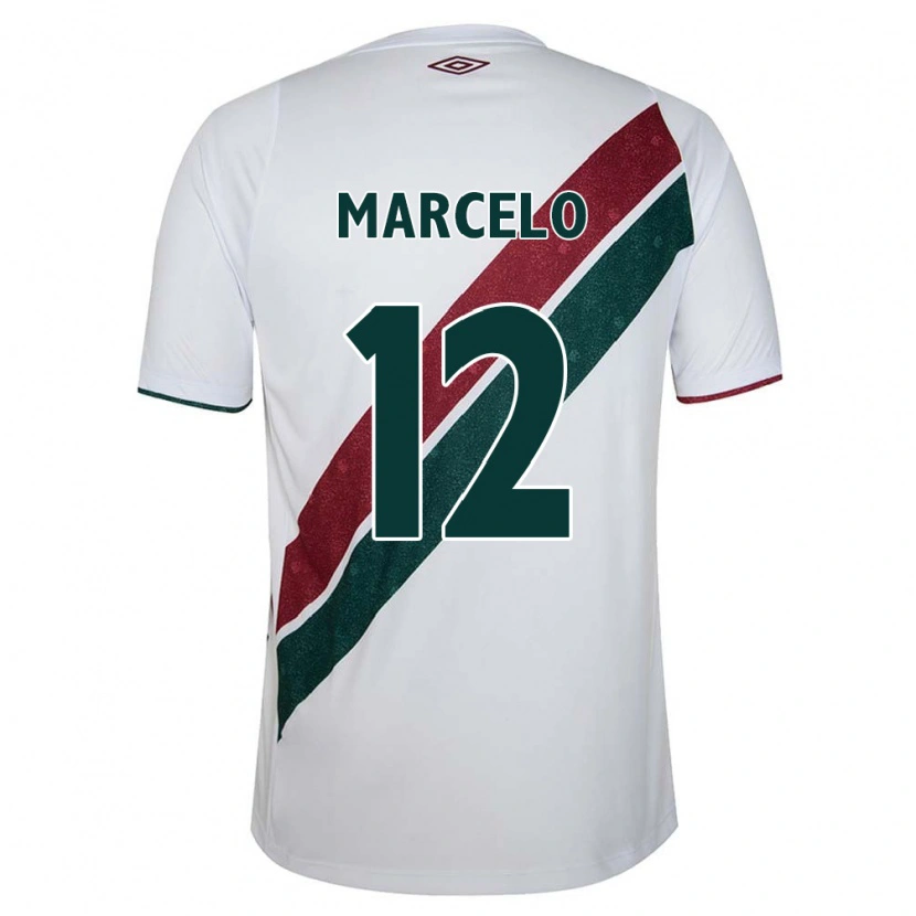 Danxen Mulher Camisola Marcelo #12 Branco Verde Bordô Alternativa 2025/26 Camisa Brasil