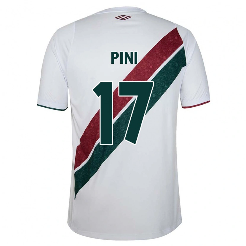 Danxen Mulher Camisola Camila Pini #17 Branco Verde Bordô Alternativa 2025/26 Camisa Brasil
