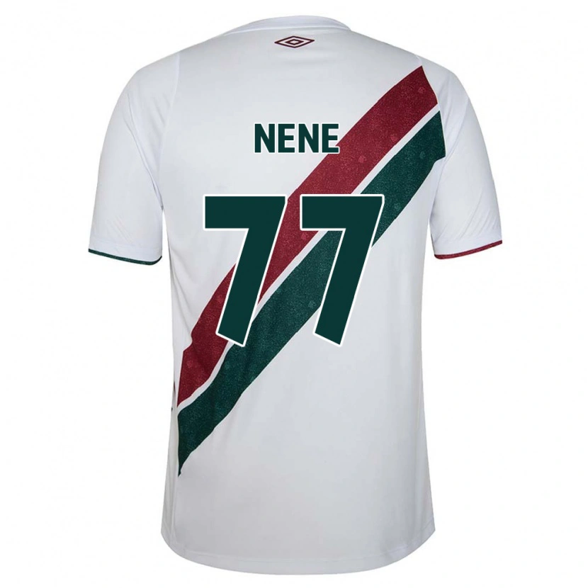 Danxen Mulher Camisola Nene #77 Branco Verde Bordô Alternativa 2025/26 Camisa Brasil