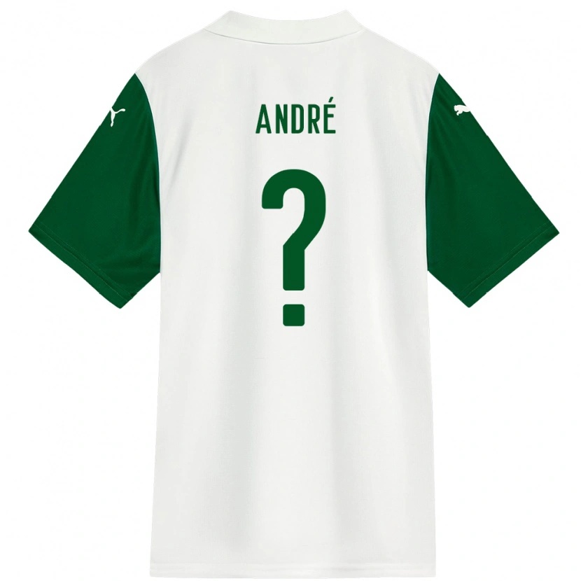 Danxen Mulher Camisola Vitor André #0 Branco Verde Alternativa 2025/26 Camisa Brasil