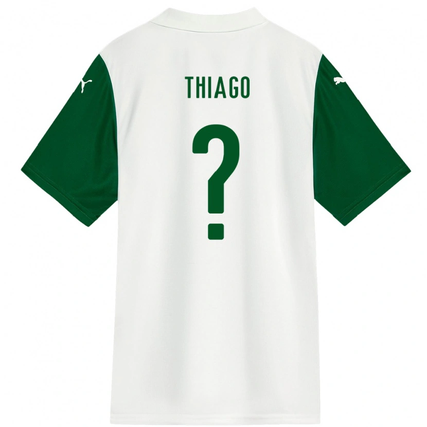 Danxen Mulher Camisola Thiago #0 Branco Verde Alternativa 2025/26 Camisa Brasil