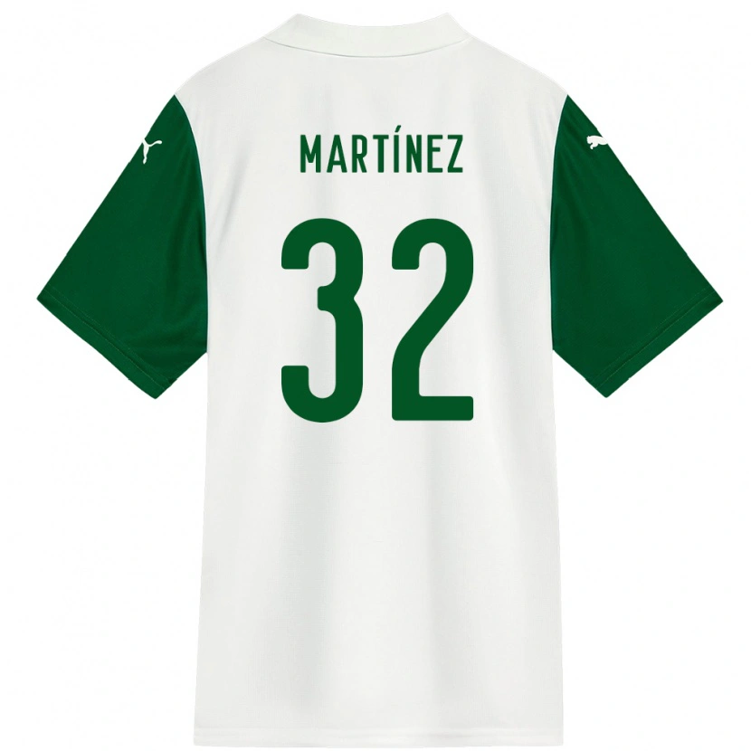 Danxen Mulher Camisola Emiliano Martínez #32 Branco Verde Alternativa 2025/26 Camisa Brasil