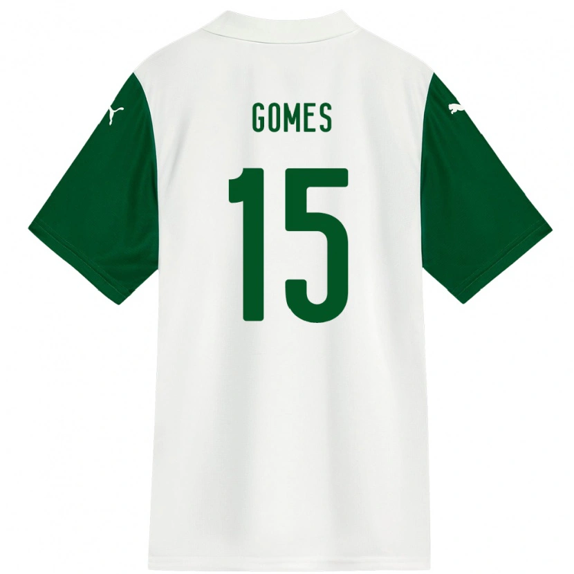 Danxen Mulher Camisola Bianca Gomes #15 Branco Verde Alternativa 2025/26 Camisa Brasil
