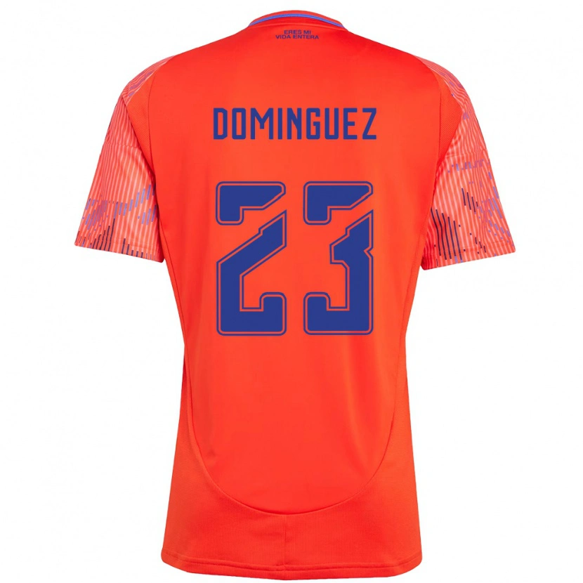 Danxen Mulher Camisola Nery Dominguez #23 Laranja Vermelho Alternativa 2025/26 Camisa Brasil