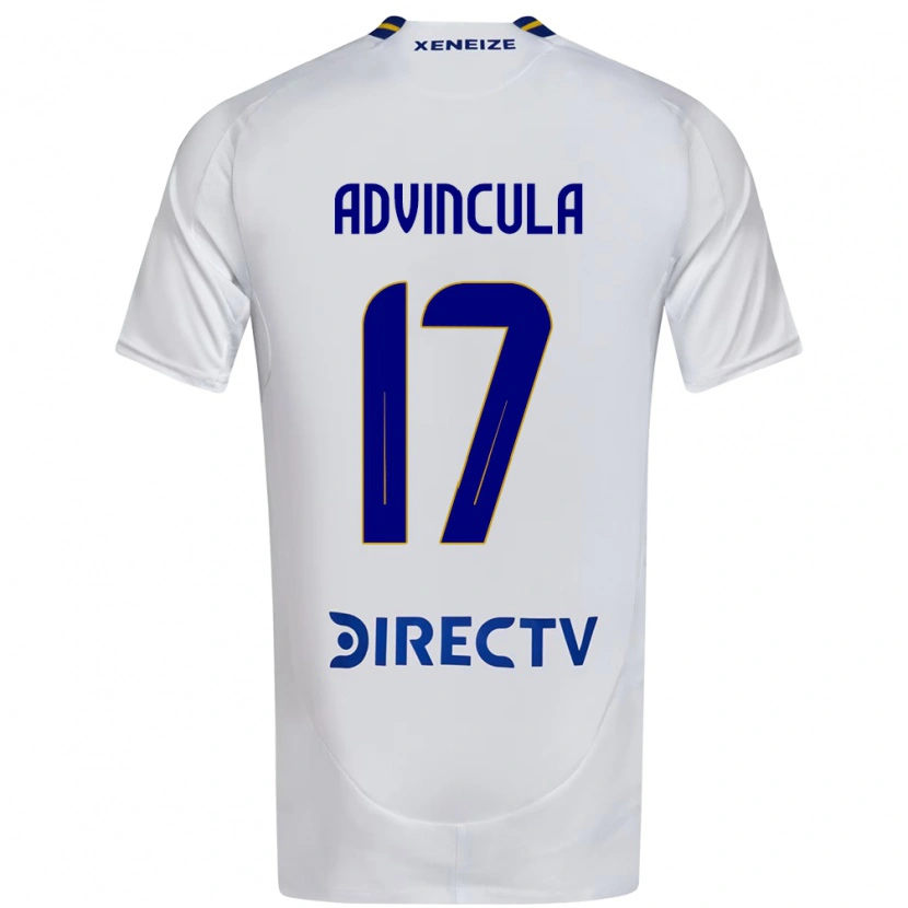 Danxen Mulher Camisola Luis Advíncula #17 Branco Azul Alternativa 2025/26 Camisa Brasil