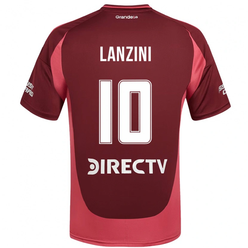 Danxen Mulher Camisola Manuel Lanzini #10 Bordô Magenta Alternativa 2025/26 Camisa Brasil