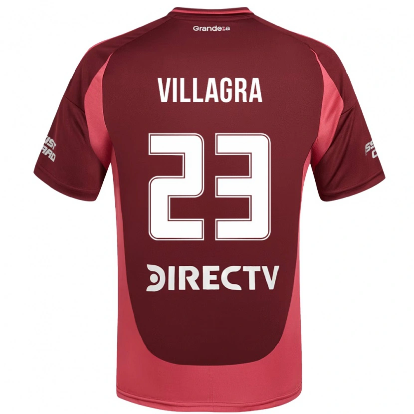 Danxen Mulher Camisola Rodrigo Villagra #23 Bordô Magenta Alternativa 2025/26 Camisa Brasil