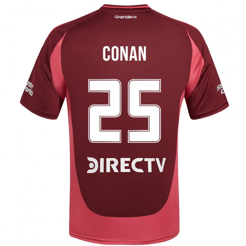 Danxen Mulher Camisola Conan Ledesma #25 Bordô Magenta Alternativa 2025/26 Camisa Brasil