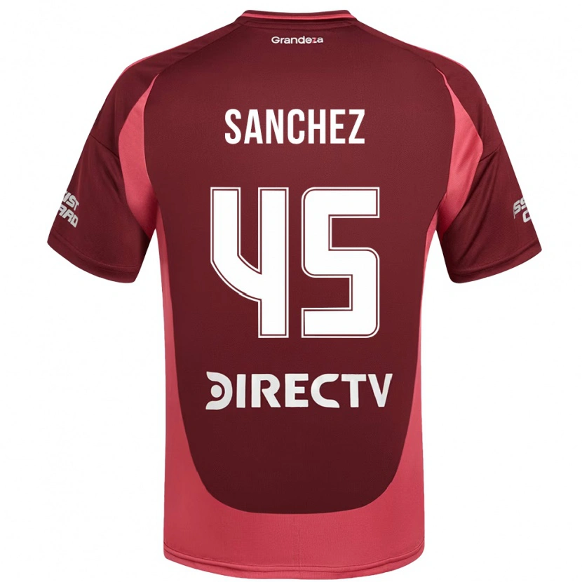 Danxen Mulher Camisola Sebastián Sánchez #45 Bordô Magenta Alternativa 2025/26 Camisa Brasil