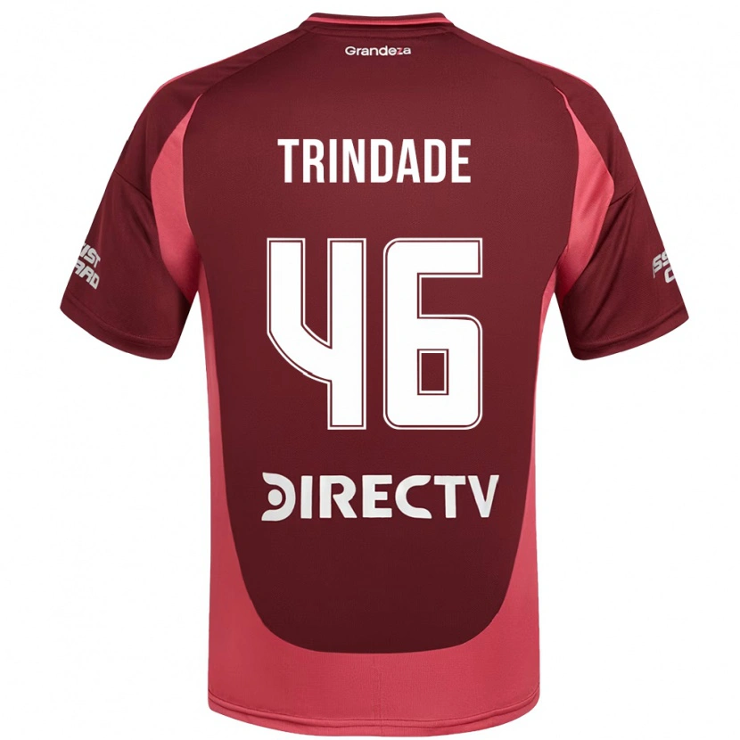 Danxen Mulher Camisola Gonzalo Trindade #46 Bordô Magenta Alternativa 2025/26 Camisa Brasil
