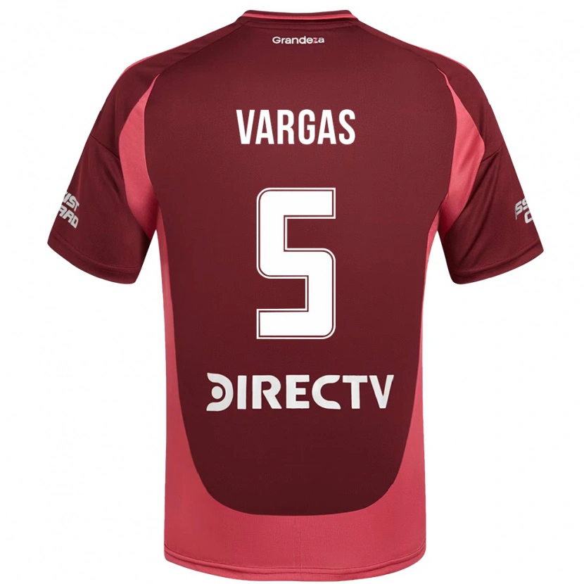 Danxen Mulher Camisola Agustina Vargas #5 Bordô Magenta Alternativa 2025/26 Camisa Brasil