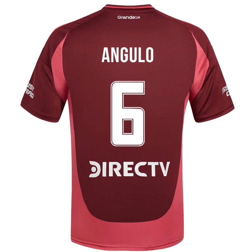 Danxen Mulher Camisola Tamara Angulo #6 Bordô Magenta Alternativa 2025/26 Camisa Brasil