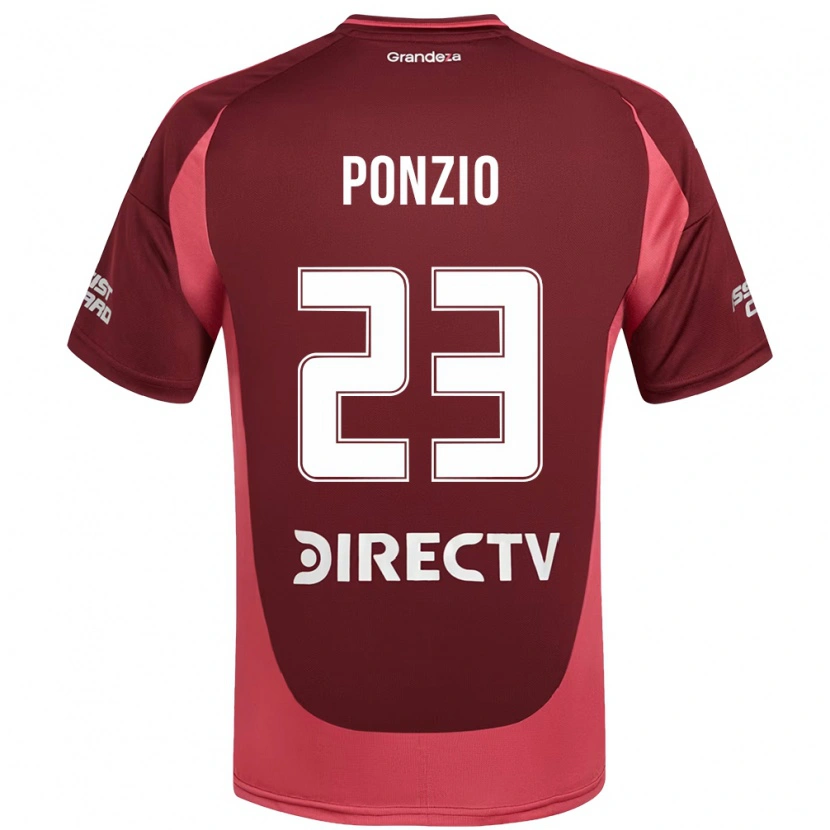 Danxen Mulher Camisola Leonardo Ponzio #23 Bordô Magenta Alternativa 2025/26 Camisa Brasil