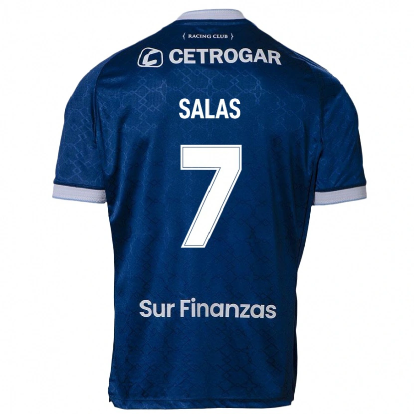 Danxen Mulher Camisola Maximiliano Salas #7 Azul Escuro Alternativa 2025/26 Camisa Brasil