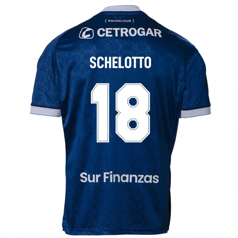 Danxen Mulher Camisola Ezequiel Schelotto #18 Azul Escuro Alternativa 2025/26 Camisa Brasil