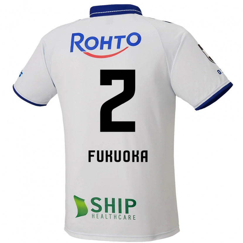 Danxen Mulher Camisola Shota Fukuoka #2 Branco Azul Preto Alternativa 2025/26 Camisa Brasil