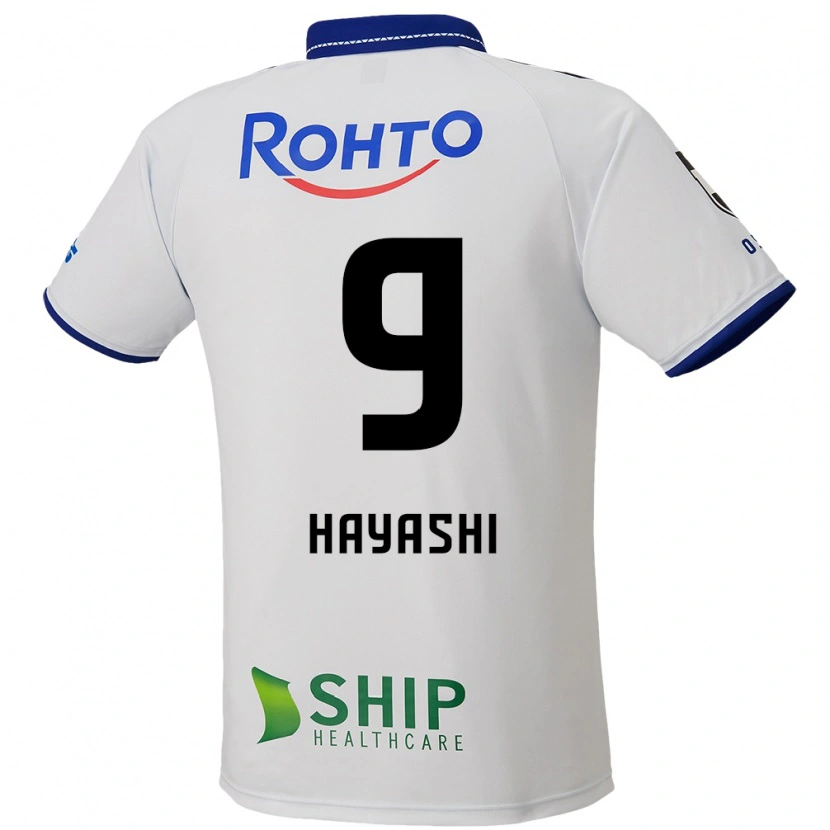 Danxen Mulher Camisola Daichi Hayashi #9 Branco Azul Preto Alternativa 2025/26 Camisa Brasil