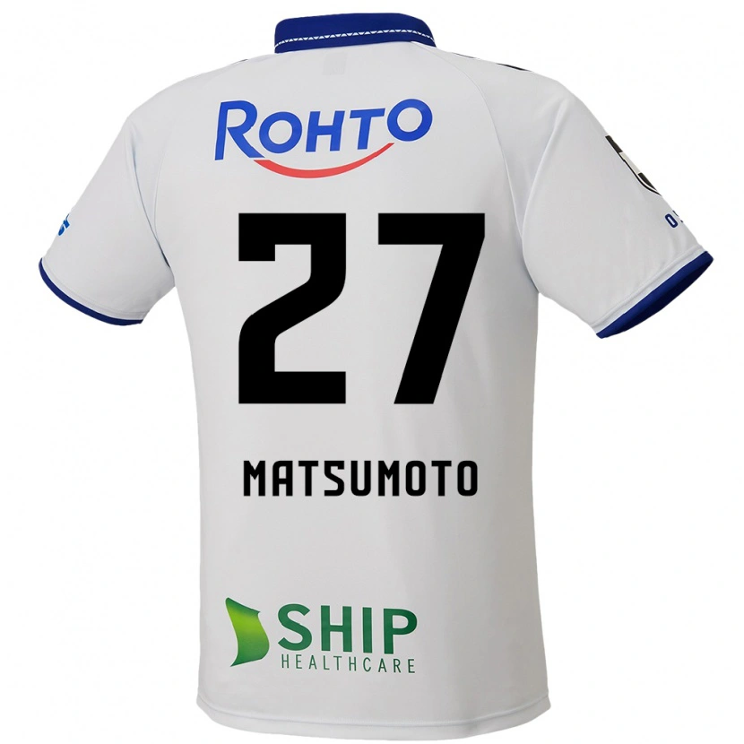 Danxen Mulher Camisola Kensaku Matsumoto #27 Branco Azul Preto Alternativa 2025/26 Camisa Brasil