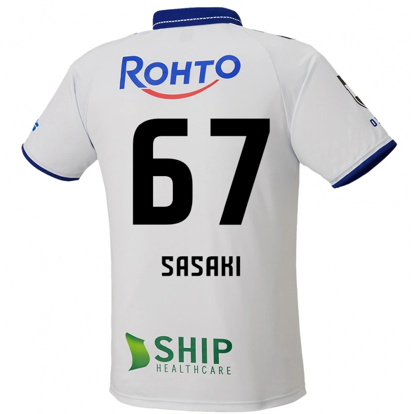 Danxen Mulher Camisola Shogo Sasaki #67 Branco Azul Preto Alternativa 2025/26 Camisa Brasil