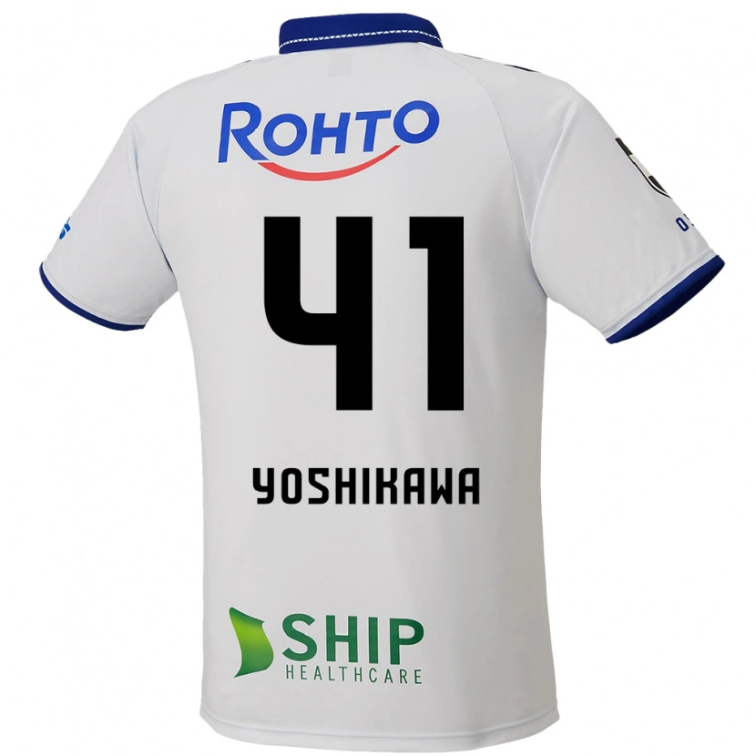 Danxen Mulher Camisola Naoki Yoshikawa #41 Branco Azul Preto Alternativa 2025/26 Camisa Brasil