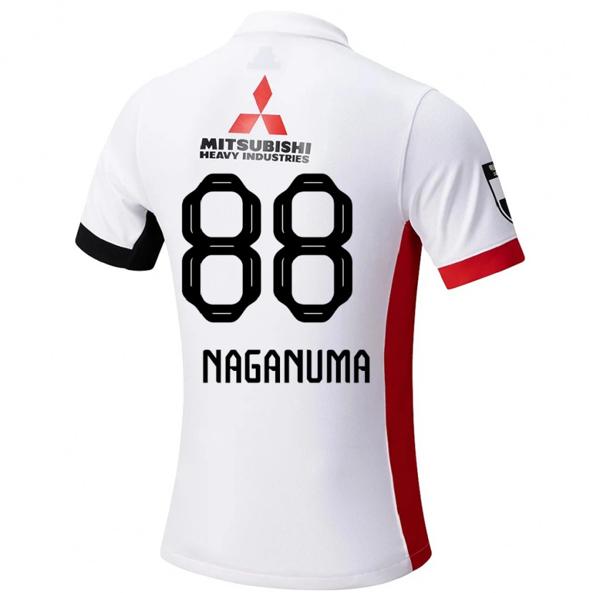 Danxen Mulher Camisola Yoichi Naganuma #88 Branco Preto Alternativa 2025/26 Camisa Brasil