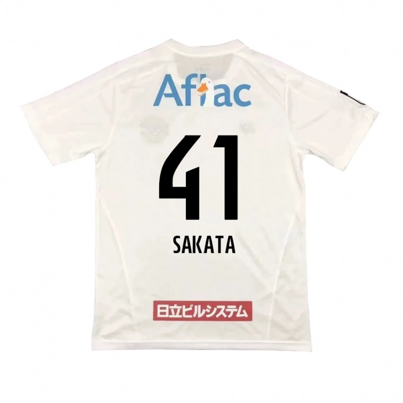 Danxen Mulher Camisola Daiki Sakata #41 Cinza Claro Bege Alternativa 2025/26 Camisa Brasil