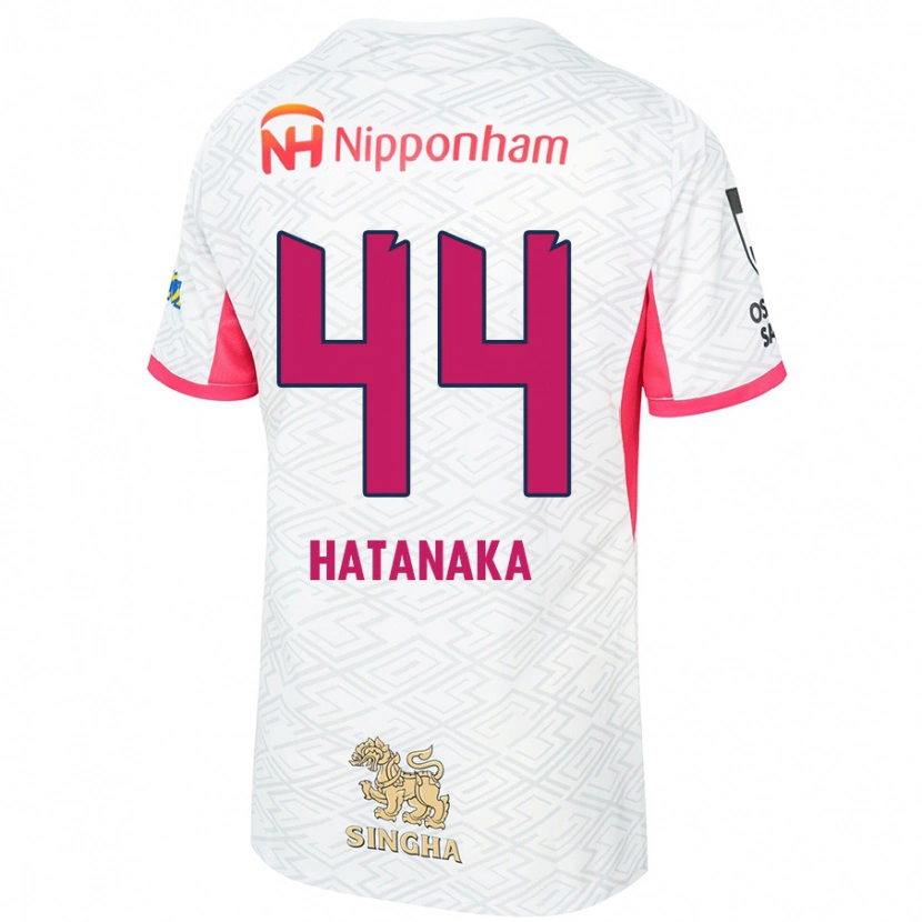 Danxen Mulher Camisola Shinnosuke Hatanaka #44 Branco Rosa Sakura Alternativa 2025/26 Camisa Brasil