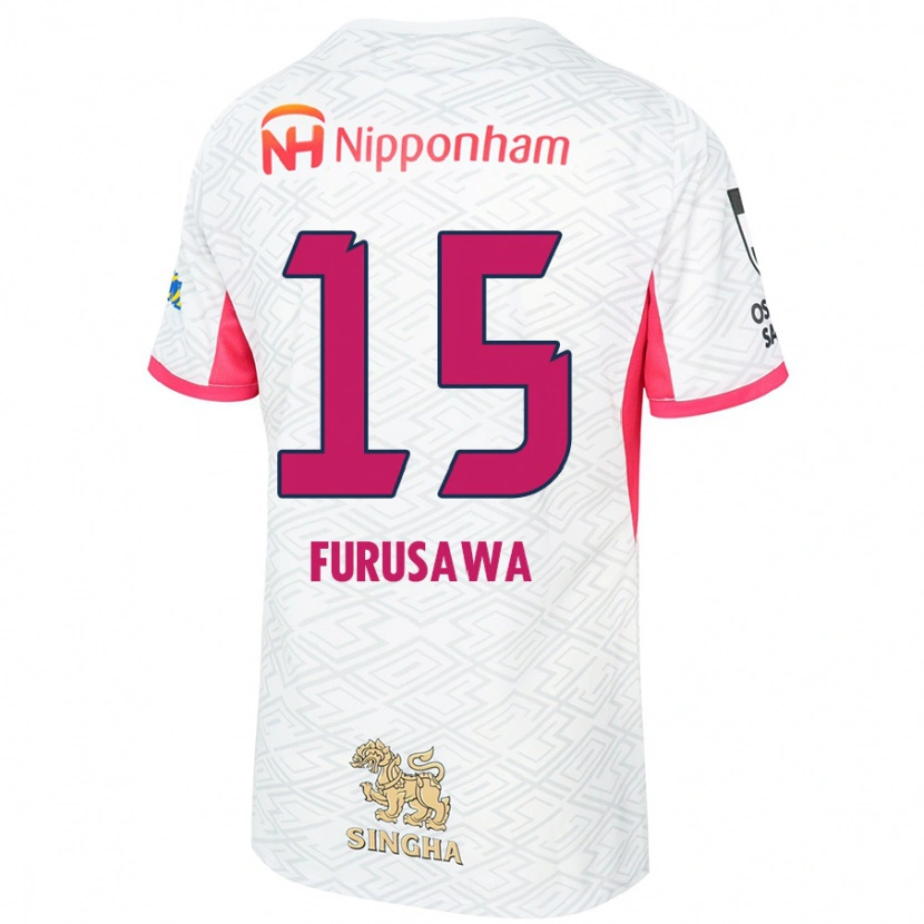 Danxen Mulher Camisola Rui Furusawa #15 Branco Rosa Sakura Alternativa 2025/26 Camisa Brasil