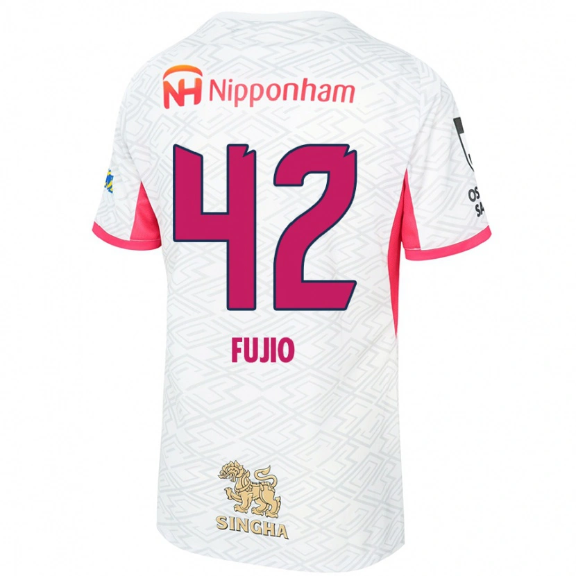 Danxen Mulher Camisola Shota Fujio #42 Branco Rosa Sakura Alternativa 2025/26 Camisa Brasil