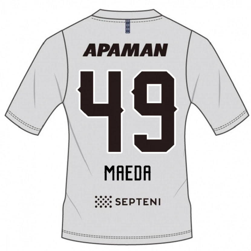 Danxen Mulher Camisola Ichika Maeda #49 Cinza Claro Alternativa 2025/26 Camisa Brasil