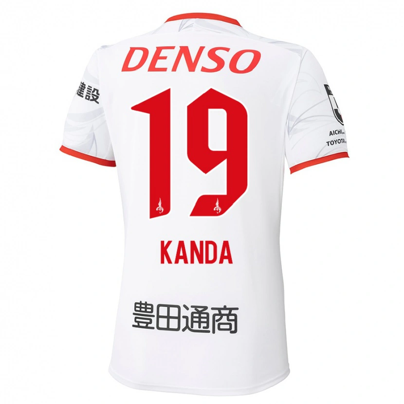 Danxen Mulher Camisola Ryu Kanda #19 Branco Vermelho Alternativa 2025/26 Camisa Brasil